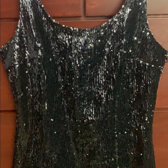 Silence & noise black sequence dress size 0 - Picture 2 of 6